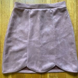 Charlotte Russe, scalloped hem skirt